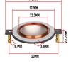 Multi-Core Titanium Tweeter Diaphragm Horn Speaker (34, 44, 51, 72, 75 Core Options)