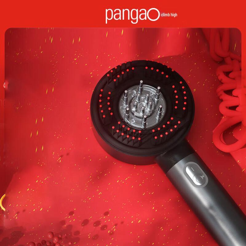 Pangao Smart Electric Scalp Massager & Red Light Hair Growth Comb