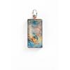 Opal Natural de Calitate Rară Pandantiv cu Smarald 28 Ct Argint Sterling 925 Certificat
