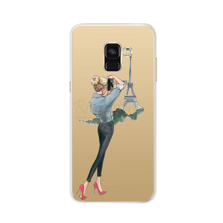 For Funda Samsung A6 2018 Case A600F Soft Silicone TPU Back Cover Phone Case For Samsung Galaxy A6 Plus 2018 A605 A605F A 6 Case