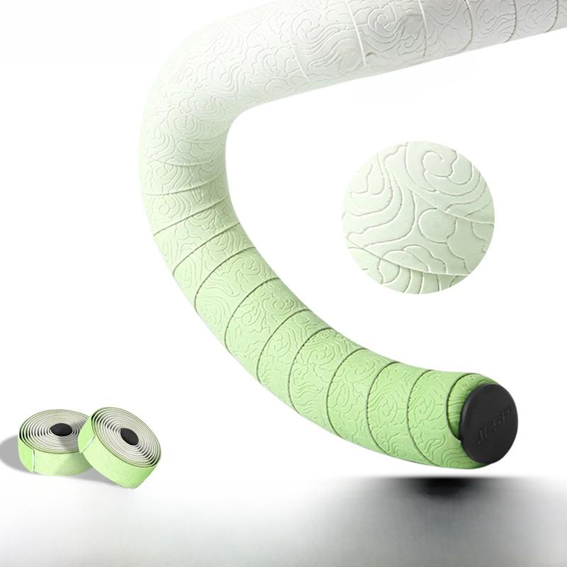 JcSp Road Bike Handlebar Tape with Mamba Pattern Anti-soiling Washable Breathable Anti-slip Wear-resistant Shock-resistant