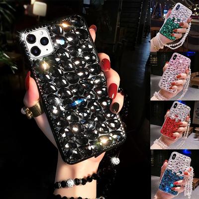 Funda de diamante de cristal de moda para Iphone 14 15 13 12 11 Pro XR X XS max/Samsung S23 S22 S21 S20 S10 A14 A24 A34 A54 A13 A23 A33/Redmi Note10 9 9A 9C 9T