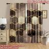 2D flat Photography Backdrop Popular Photography Banner Gold Hexagonal Design 100% Polyester Party & Holiday Decor Use for