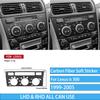Real Carbon Fiber Car Accessories Gear Shift Set Trim Cover Soft Sticker For Lexus is 300 1999 2000 2001 2002 2003 2004 2005