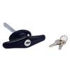 Keyed Lock Garage Door Lock Black Accessory Campervan Accessory Caravan Compatibility Smooth Finish For Caravan