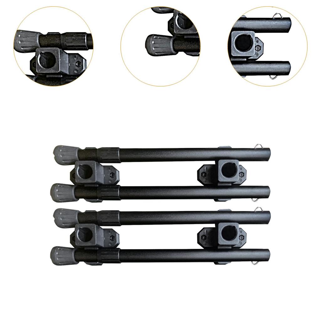 4Pcs Camping Table Brackets Portable Stool Legs Removable Stable DIY Folding Table Legs Parts for BBQ Picnic Longboard Hiking