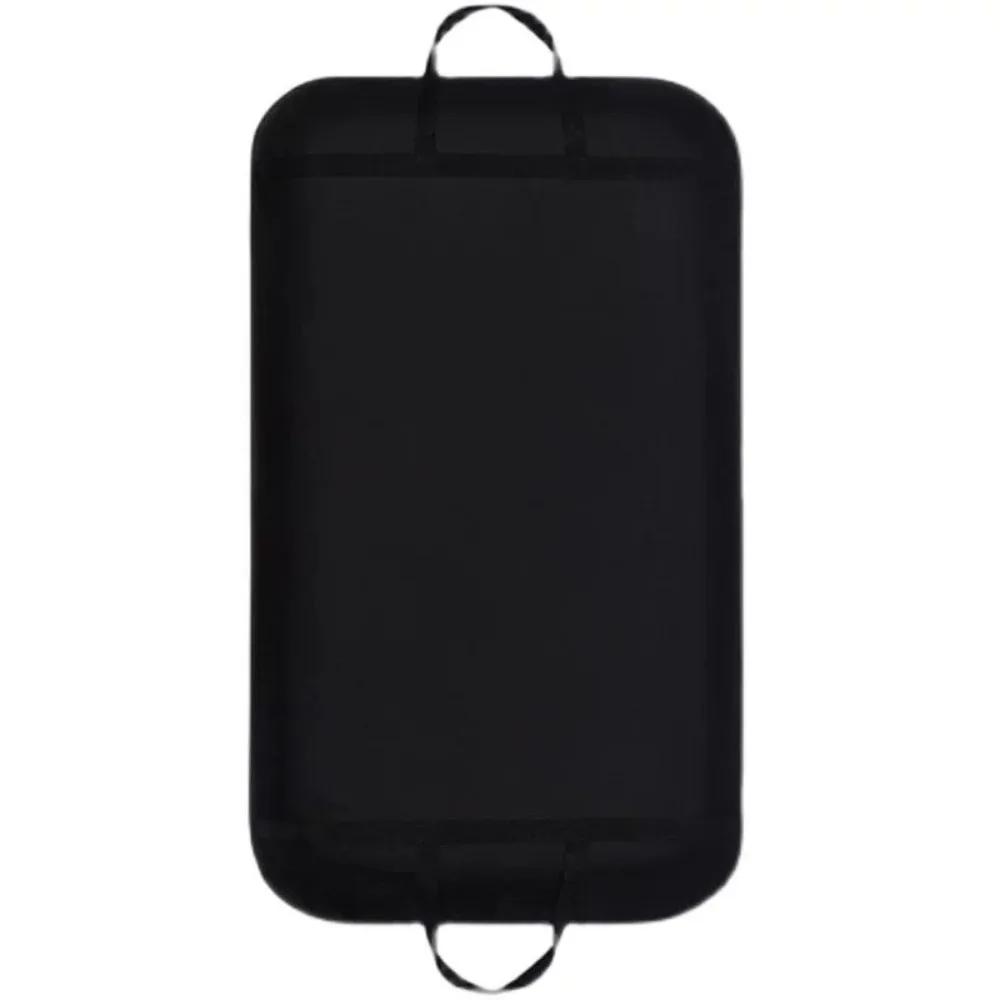 New High Quality Portable Foldable Garment Bag Black Non-woven Clothing Dustproof Cover Portable Dress Jacket Protective Cover