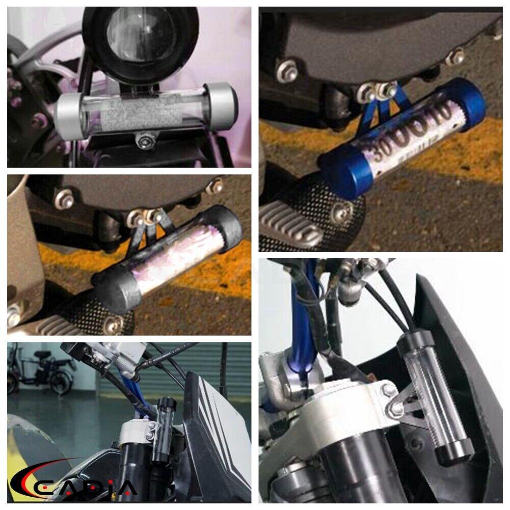 Tubo di Sicurezza per Moto Tassa con Chiave Esagonale Controllo Sicuro Tubo Disco Impermeabile Supporto Cilindrico Accessori Moto
