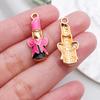 Women's Dripping Oil Alloy Accessories: Lipstick, Bag, Hat, High Heels, DIY Pendants, Small Ornaments