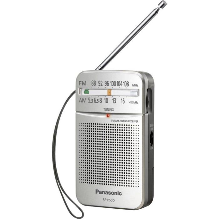 Radio Portable PANASONIC RF-P50DEG - FM/MW - Syntoniseur De Radio Numérique - 150 mW