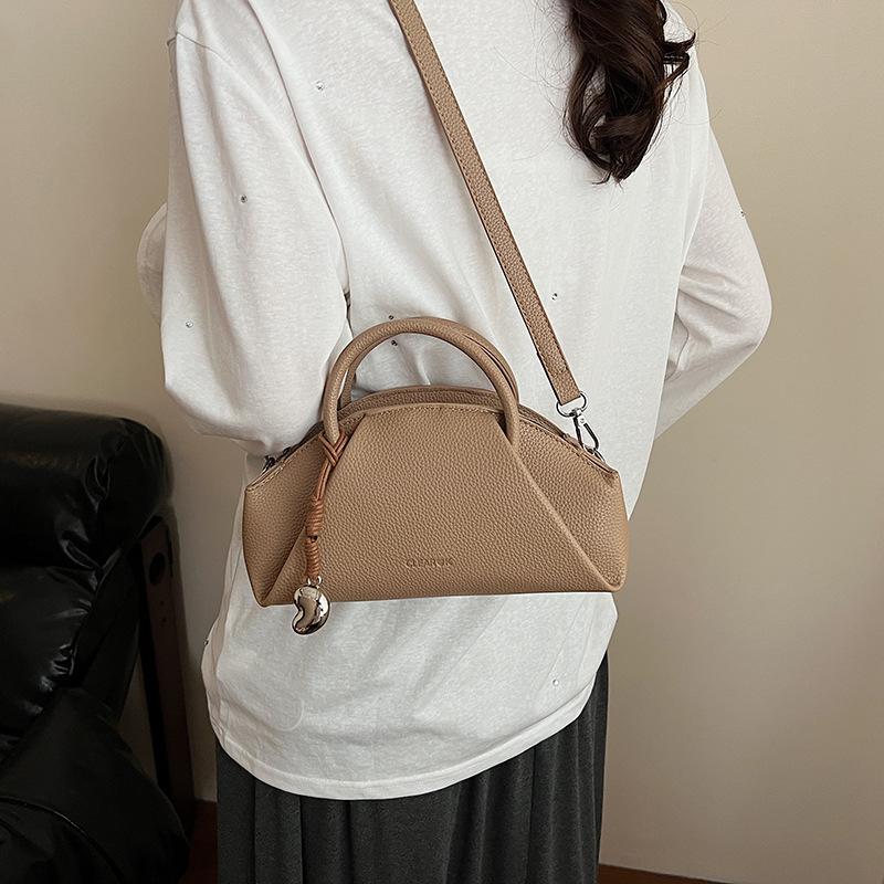 New Casual Portable Small Square Bag Women's Fashion Solid Color Shoulder Messenger Bag