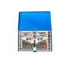 40pcs imperial tap and die set 4-40 1/2-20, used for manual internal and external thread tapping and repair tool combinations