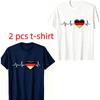 I Love Germany Pattern Print Kids T-shirt Summer Girls Boys Casual Fashion Tops Kids O-Neck Short Sleeve T-shirt Clothing
