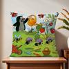 cartoon mMole cushion cover For Pillow kKrtecek Printing Sofa Decoration Home Car Room Coffee Shop Office Nordic Simplicity