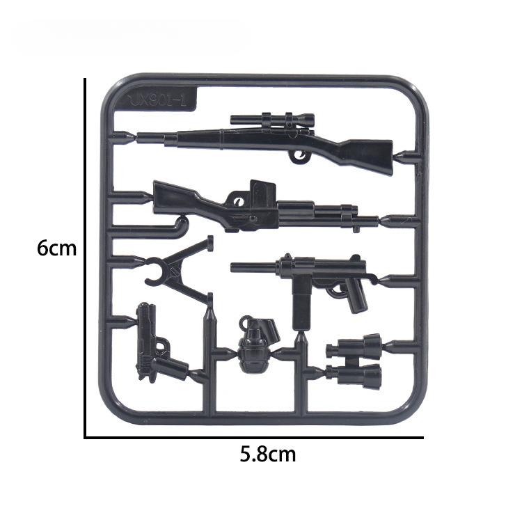 

Военный строительный блок Кукла Оружие Аксессуары Части оружия Детали Детские игрушки Сборка Строительный блок