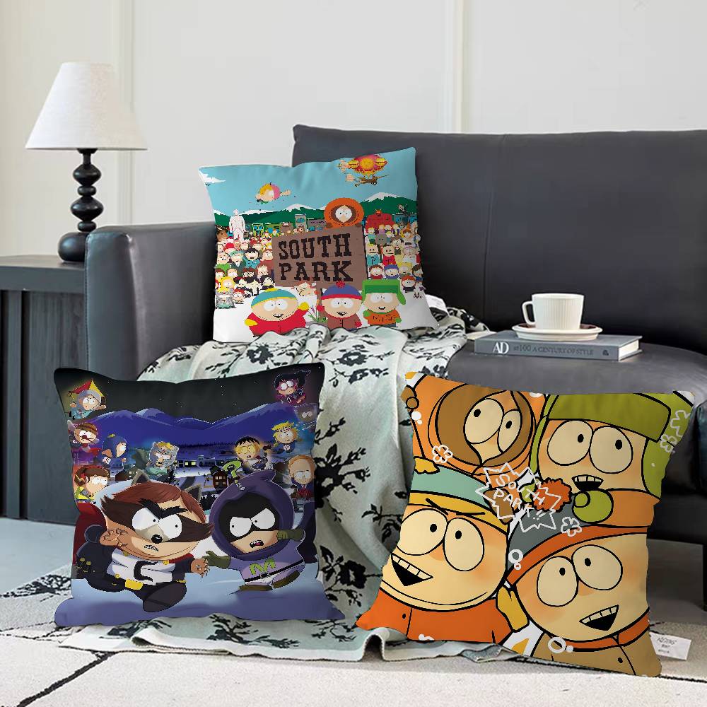 Cartoon-South ParkS Pillow Case Removable Washable Cushion Cover – All-Season Soft Linen