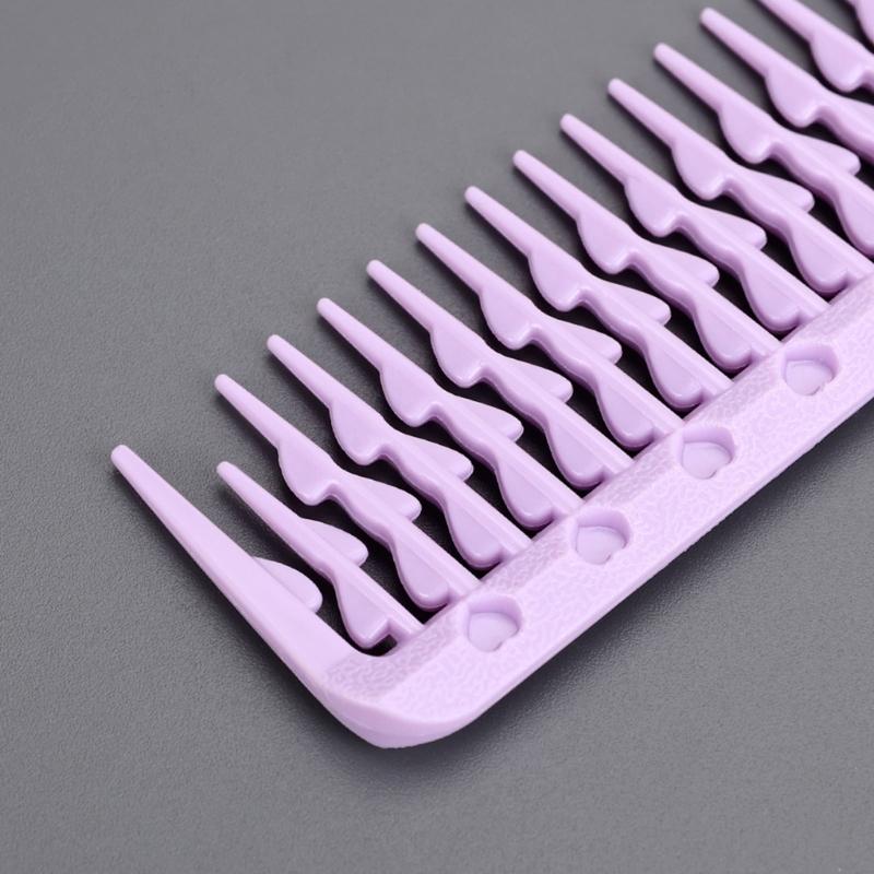 Static Less Hair Comb For Thick Hair PP Construction Lightweight Design Perfect For Daily Salon Layered Haircut Tool
