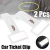 Car Parking Ticket Card Holder Fastener Sticker for Cadillac ATS BLS CT5 CT6 CTS ESCALADE EXT SLR STS XLR XT4 XTS Decoration