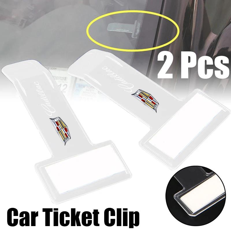 Klips do paragonów samochodowych dla Cadillac ATS BLS CT5 CT6 CTS ESCALADE SRX XT4 XT5 Uchwyt na rachunek, certyfikat, tymczasową kartę parkingową, bilet