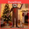 Gingerbread Man Costume With Polyester Fabric For Christmas Cosplay And Halloween Parties