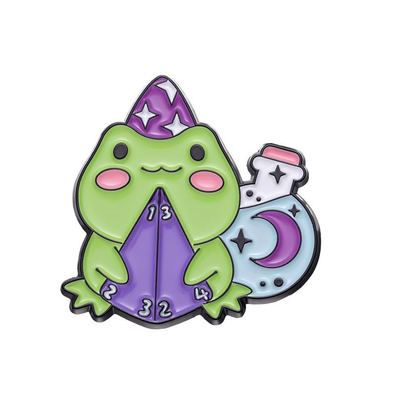 Frog Adorable Halloween Brooch In Colorful Design Perfect For Fashionable Lovers Animal