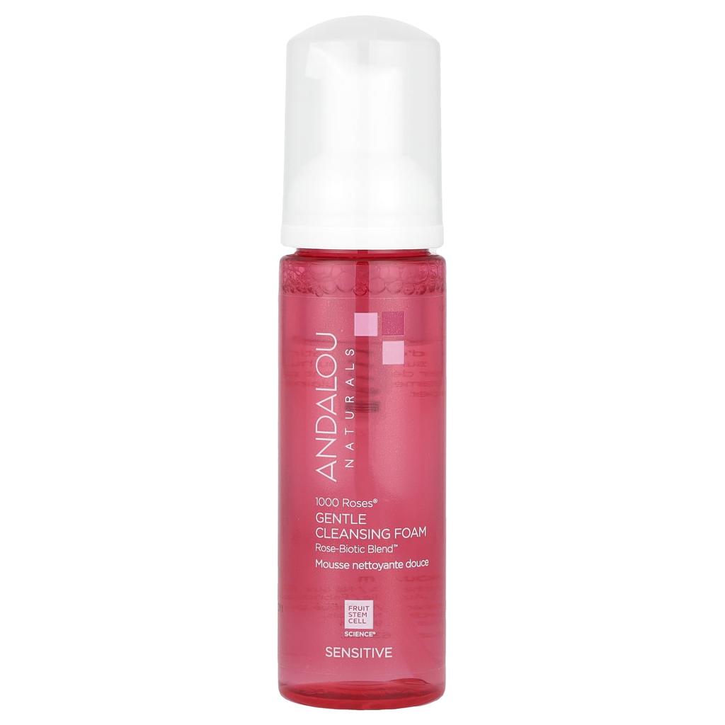 1000 Roses, Gentle Cleansing Foam, Sensitive, 163Ml (5.5 Fl Oz)