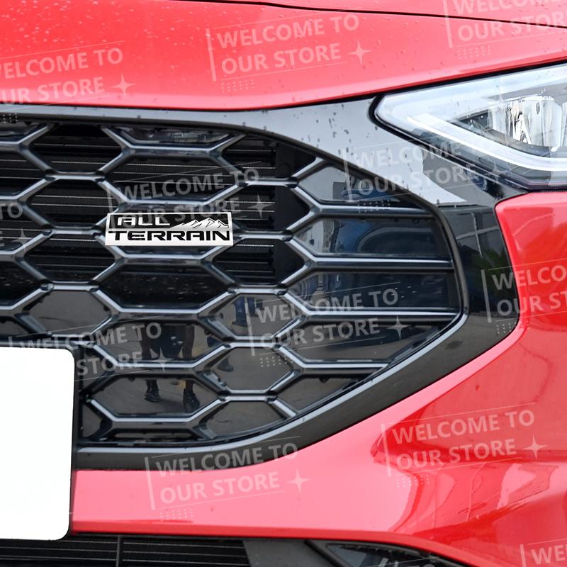 Car Sticker ALL TERRAIN Grille 3D Metal Logo Badge Decal Rear Trunk Emblem For Cruze Yukon Sierra Savana Terrain Suburban