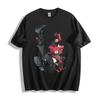 Dynamické křičení Kasane Teto Tričko - Červeno-černé brnění Design Unisex Tričko