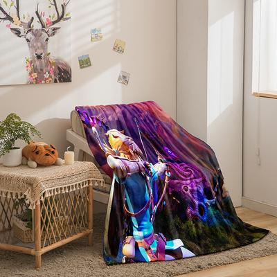 Cartoon Double-Sided Flannel 3D Digital Printing Blanket Blanket