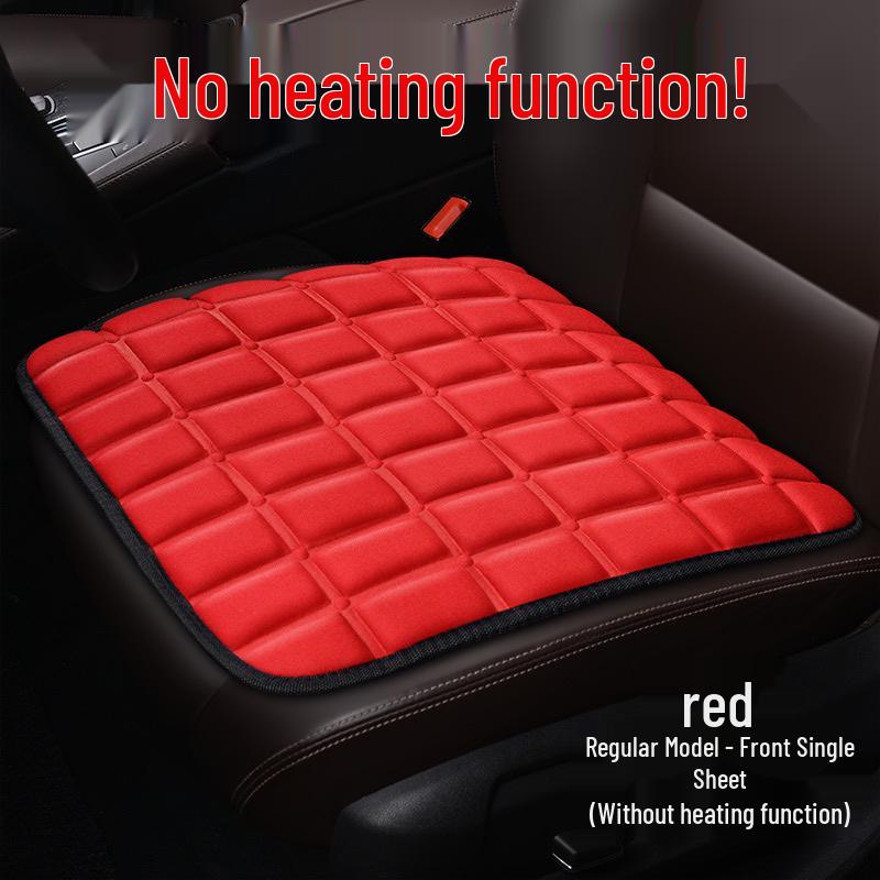 Cross-Grid Heated Car Seat Cushion - Winter Interior Accessory
