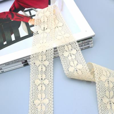 Cotton Lace Bilateral Hollow Lace Cotton Thread Woven Lace Edge Sofa Curtain Clothing Lace Accessories