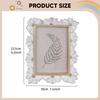 Decorative Resin Photo Frame , Vintage Holder for Classic European Ornament, Floral