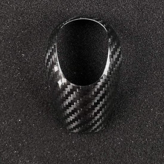 Carbon Fiber Console Gear Shift Knob Cover For BMW M3 M5 M6 E63 E60 E92