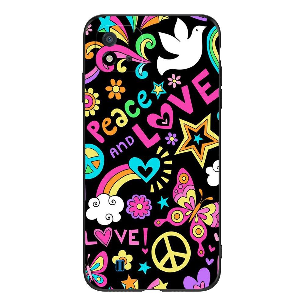 For Realme C11 2021 2020 Case Silicon Back Cover For OPPO RealmeC11 C 11 Case 6.5inch Black Tpu Case Cute Funy