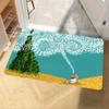 Vintage Art Doormat Van Gogh Oil Painting Design Door Mat WELCOME Rug Living Room Bedroom Kitchen Entry Foot Mat Indoor Nonslip