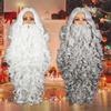 Santa Fancy Dress Costume Santa Clauses Wig and Beard Set for Cosplay Christmas
