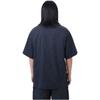 Li Ning Jackie Chan Collaboration Kung Fu Series Solid Color Loose Casual Short Sleeve Shirt Men Shirts Charcoal-Black ASHT013-2