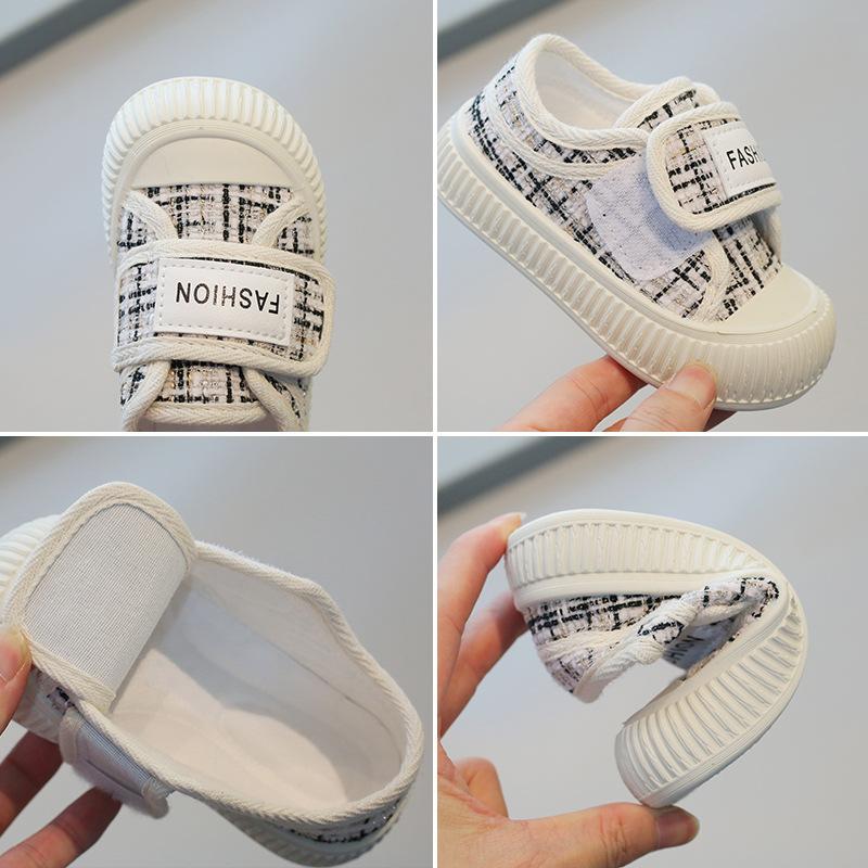 Korean Girl Style Design Sense Children's Canvas Shoes Non-slip Classmates Girls Board Shoes