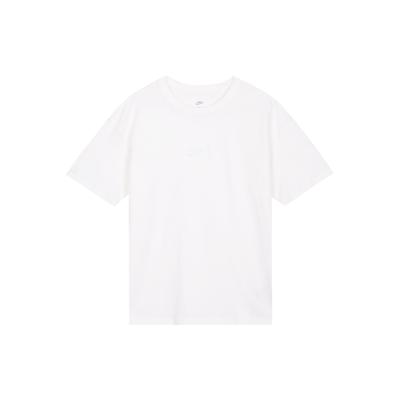 Sportswear Premium Essentials Solid Logo Print Loose Casual Crew Neck Short Sleeve T-Shirt Men Tops White DO7393-100