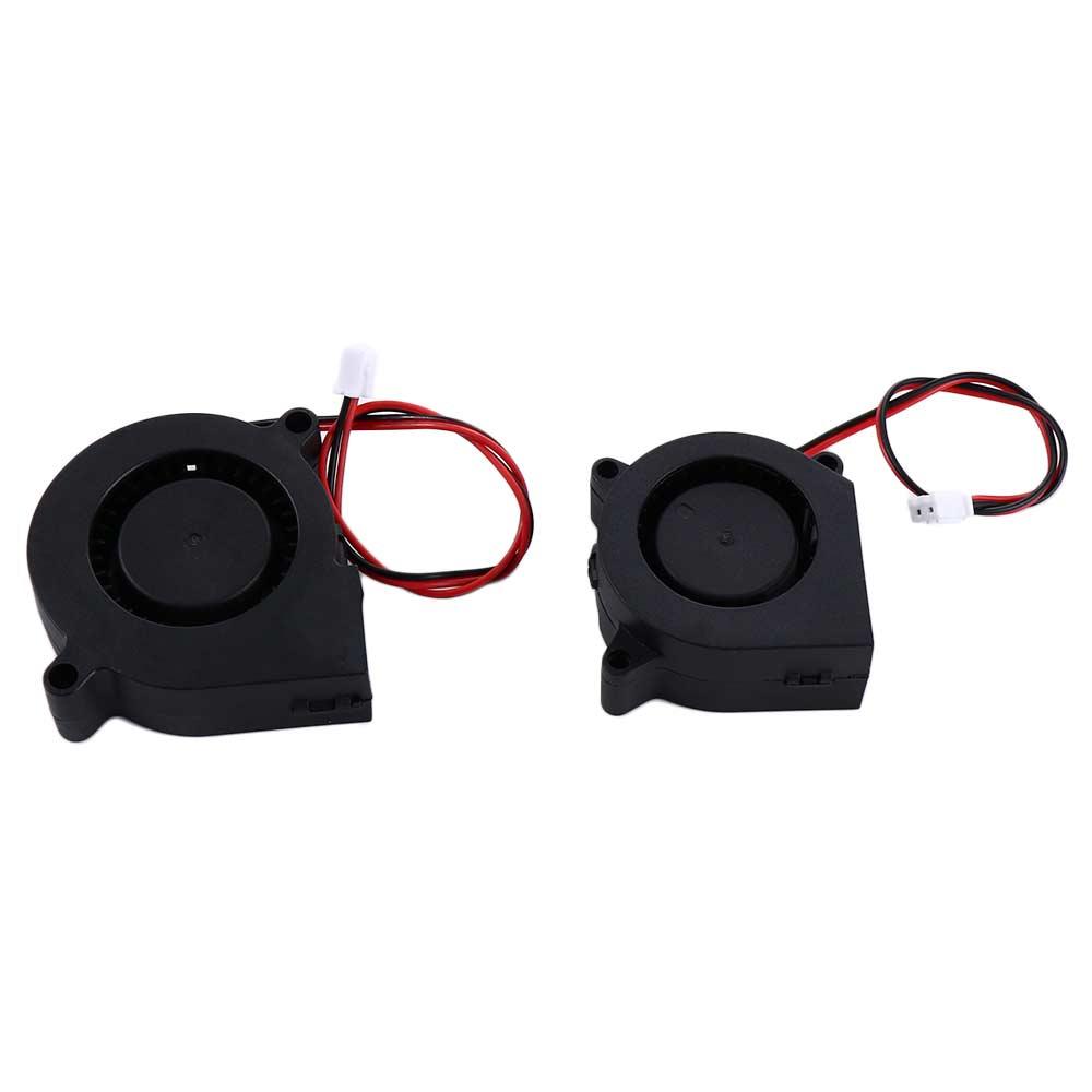 DC Cooler Blower 2-pin Black 3D Printer Cooling Fan Centrifugal Blower Cooling Fan Cooling Radiator