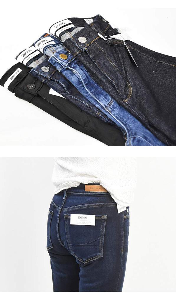 Jeans ELSA Slim Denimhose Made in Japan SKY02 Dark USED Wash 27 Zoll [SOMETHING] Damen