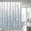 1pcs Floral Pattern Print Home Bathroom Decor with Hooks Polyester Fabric Shower Curtain Easy To Install Ready