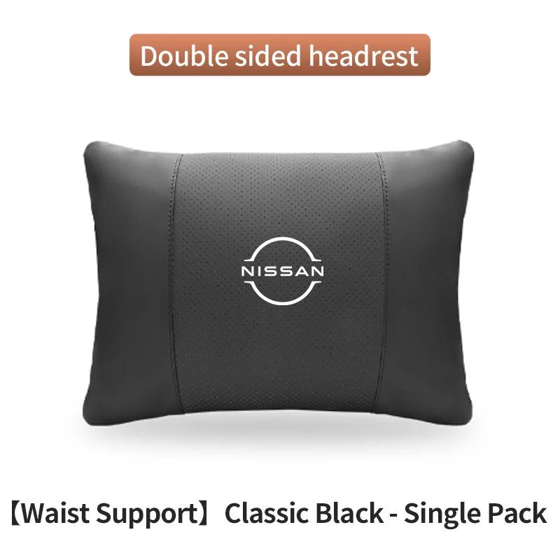 lfcsw2 Nissan Qashqai Juke X-Trail Patrol Note Leaf Altima Maxima Micra Car Headrest Neck Support Seat Lumbar Cushion Soft Neck Pillow