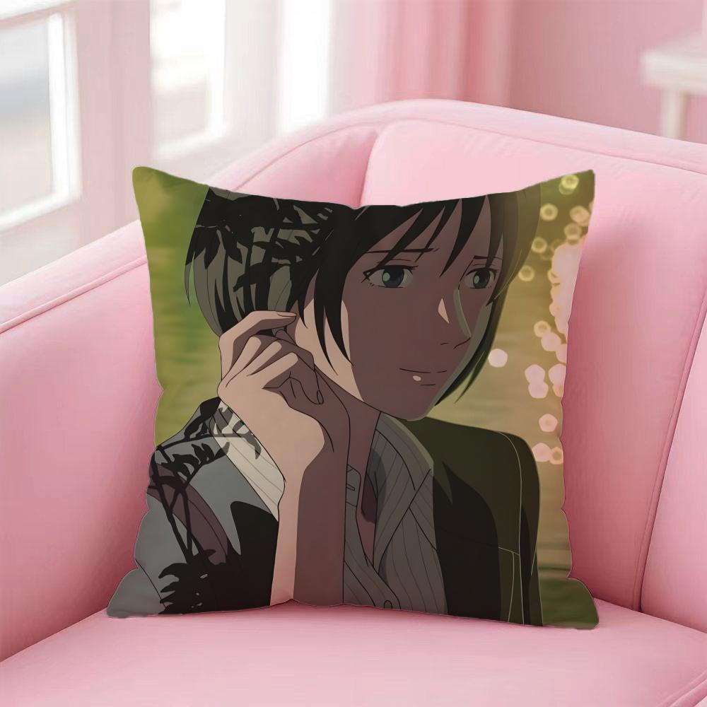 Popular TThe Garden of Wordsable Cushion Cover Premium SkinFriendly Pillow Case MultiPurpose for Home Office Travel