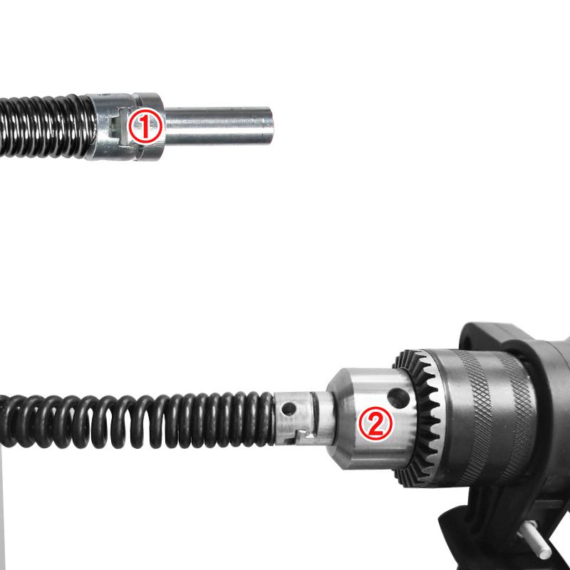 Spring Kitchen Toilet Pipe Dredge with Connector 1.5/3/5 Meter Drain Cleaner Sewer Sink Basin Clog Remover Cleaning Tool