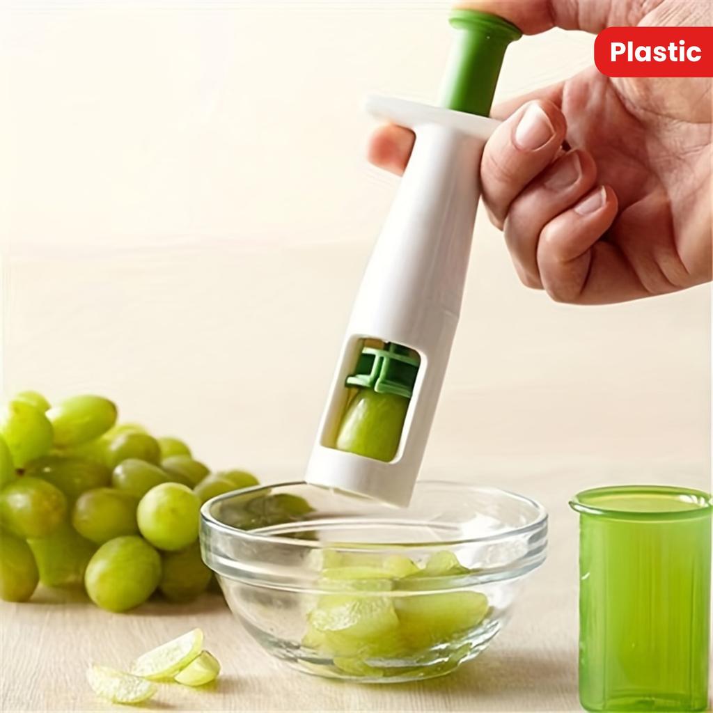 3pcs Cherry Tomato Slicer, Grape Slicer, MultiFunctional Grape Cutter, Small Fruit Cutter, Grape Kitchen Accessories,Cake Decoration Tool,Fruit Slicer