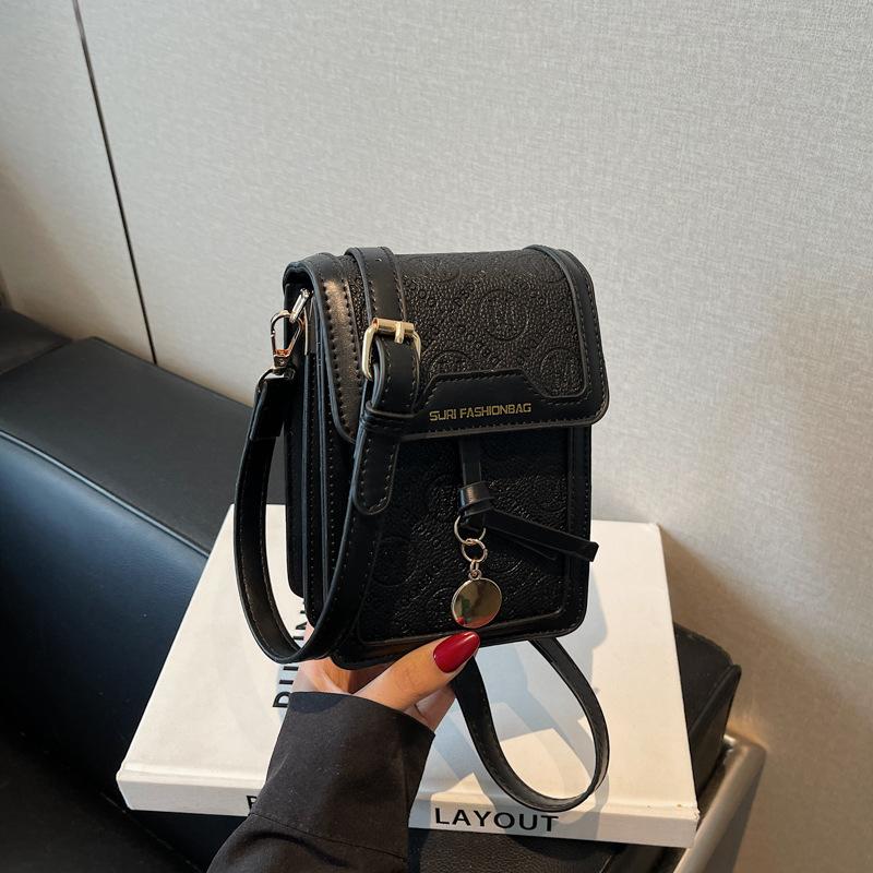 Fashion Mini Square Bag Women's 2025 New High-end Versatile Shoulder Messenger Bag Mobile Phone Bag