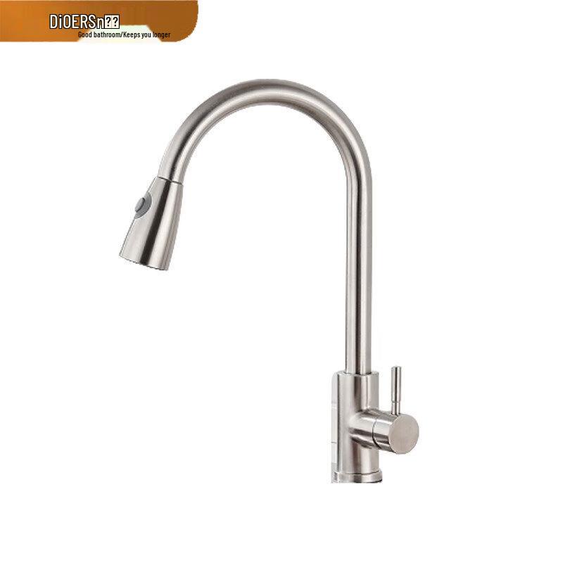 Deere Hot & Cold Pull-Out Kitchen Faucet