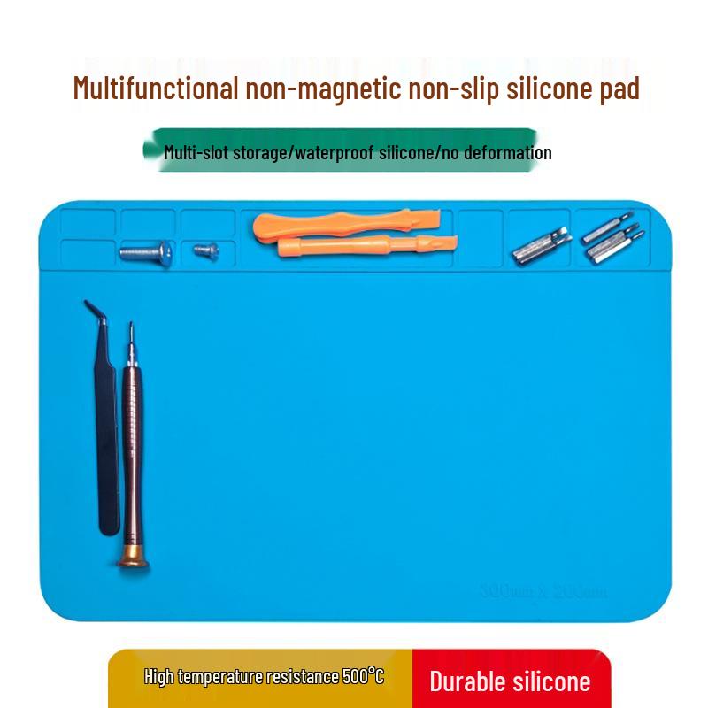 Magnetic Silicone Heat-Resistant Work Mat for Soldering and Welding