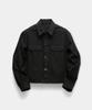 Kueo Washed Cyclist Shirt Jacket (Washed Black)